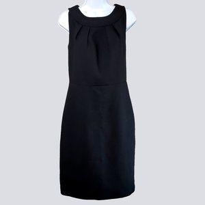 Talbots Black Wool Blend Sheath Dress